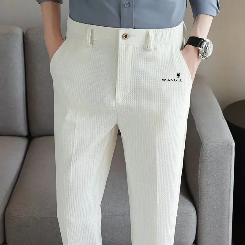 

shoes Spring and Summer Men Golf Wear 2024 High Quality Golf Pants Fashion Casual Pants Korean Golf Clothing Men's Suit Pants