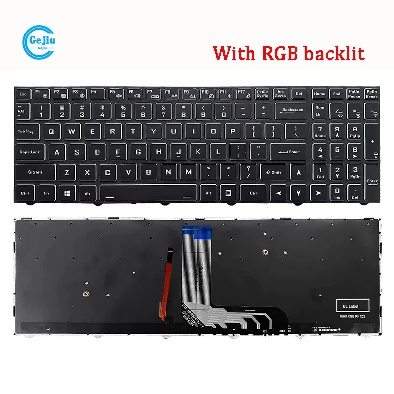 New Original Laptop Keyboard For Hasee ZX7 ZX8 TX6 TX7 TX8 TX9 GX7 GX8 GX9 Z7-CT7NA