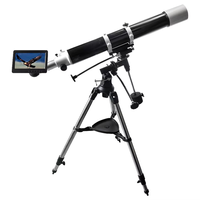 J1UL1N 7 Inch Astronomical Telescope Electronic Eyepiece 16MP 1080P Recorder Microscope IPS Display Astronomy Camera Eyepiece