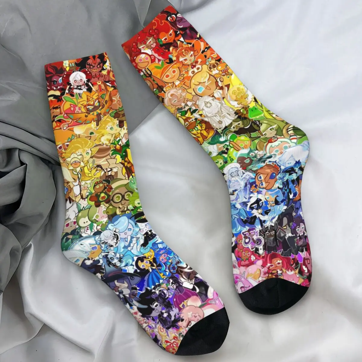 

Shadow Milk Cookie Cookie Run Game Носки Harajuku Чулки Мужские теплые мягкие спортивные носки для бега Осенние противоскользящие носки с графическим рисунком