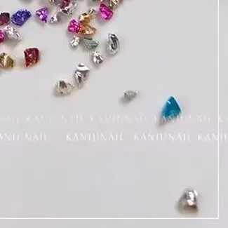 1 صندوق مسمار الحلي الباروك اللؤلؤ مزيج صغير الماس خمر المواد حقيبة مسمار الديكور صالون الأظافر سحر الأظافر الخاص