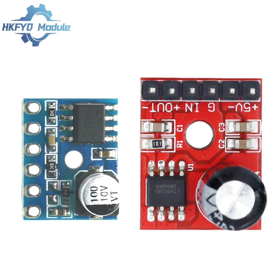 5128 Amplifier Board 5W Class D Digital Amplifier Board Mono Audio Module Low Distortion VS88715V DC2.5-5.5V LTK5128 Class AB