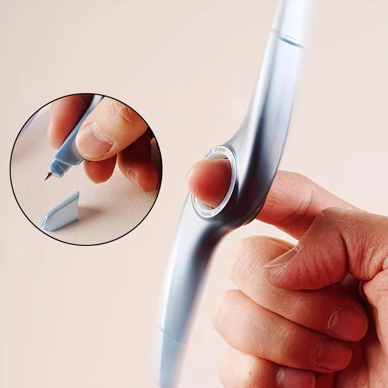 

1 шт., волшебная вращающаяся гироскопическая ручка Universe Star River, портативная ручка для улицы, EDC, креативные игрушки на палец