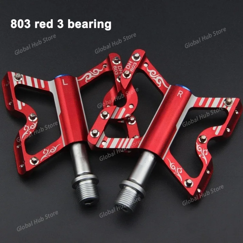 

Bicycle Pedals, Mountain Bikes, Road Aluminum Alloy Pedals, Three-bearing Pedals Bicycle Pedals Aluminum