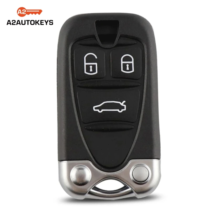 A2AUTOKEYS 3 Buttons Remote Car Key Shell Cove Case For Alfa Romeo 159 Brera156 Spider Car Key Shell Cove Case