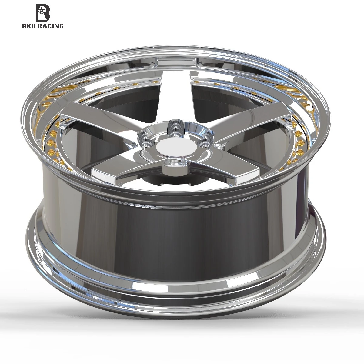 2 Piece Design 5x114.3 19 Inch Rims 6061-T6 Aluminum Alloy Forged Wheel Deep Dish Passenger Car Wheels