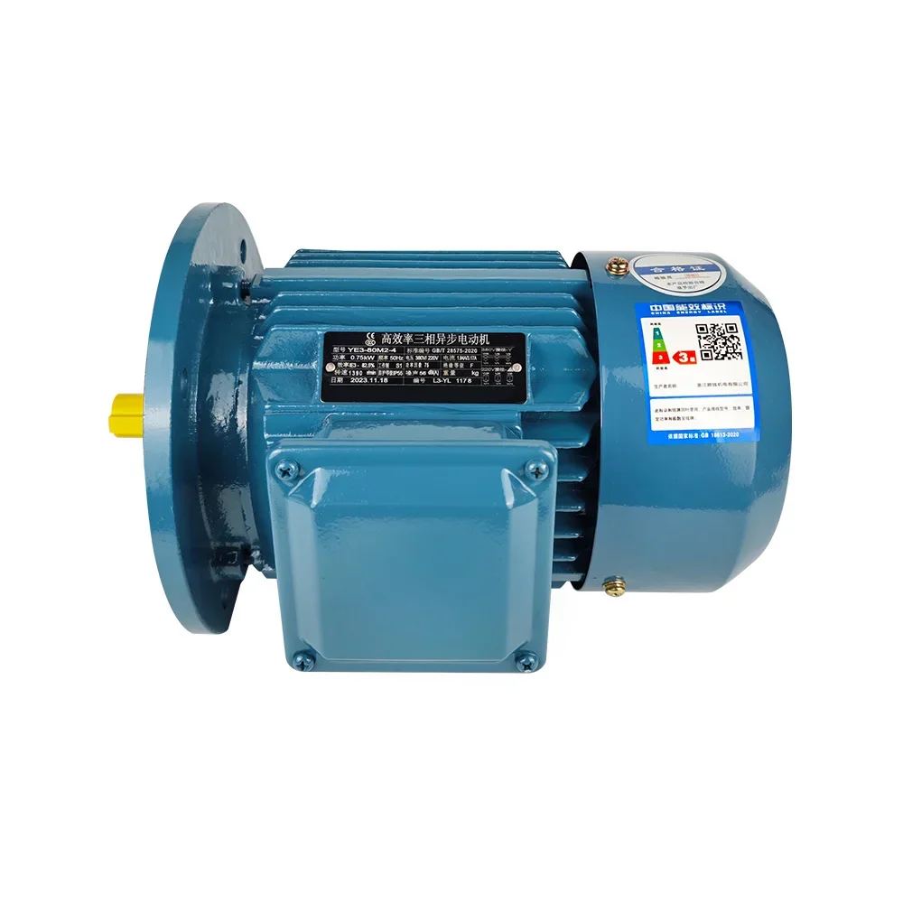 

All Copper Core YE3 Three-phase Asynchronous Motor 0.75KW/1.1KW/1.5KW/5.5KW/7.5KW/11KW/15KW Oil Pump Motor Assembly YE3-112M