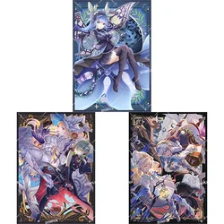 50 pz/set 63x90mm Anime Game Yu Gi Oh TCG OCG Card Sleeve White Woods Series Asteria Risette Rosemary Collectibles Gift Toys