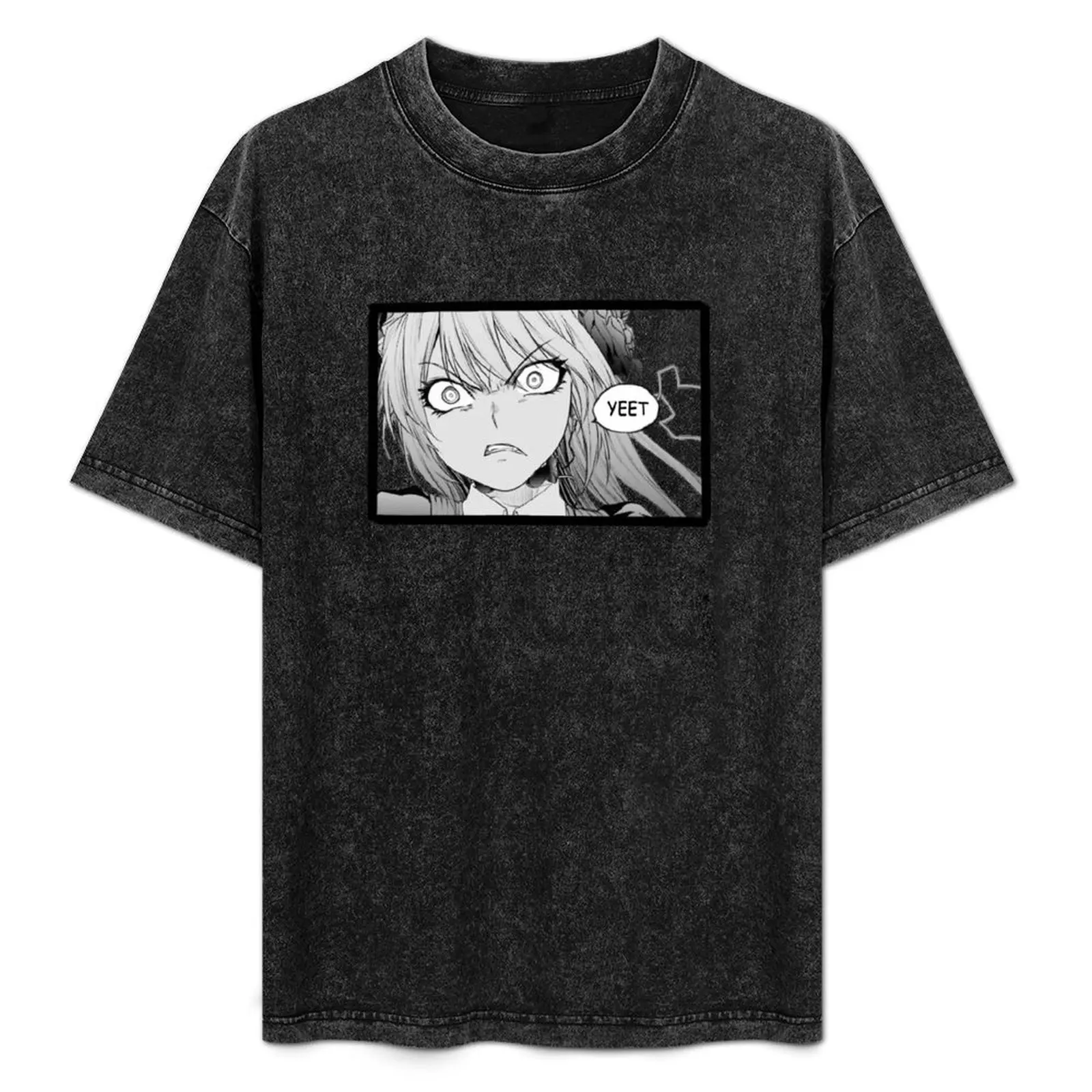 

Yeet Anime Girl T-Shirt Work Wear Short Sleeve T-Shirt