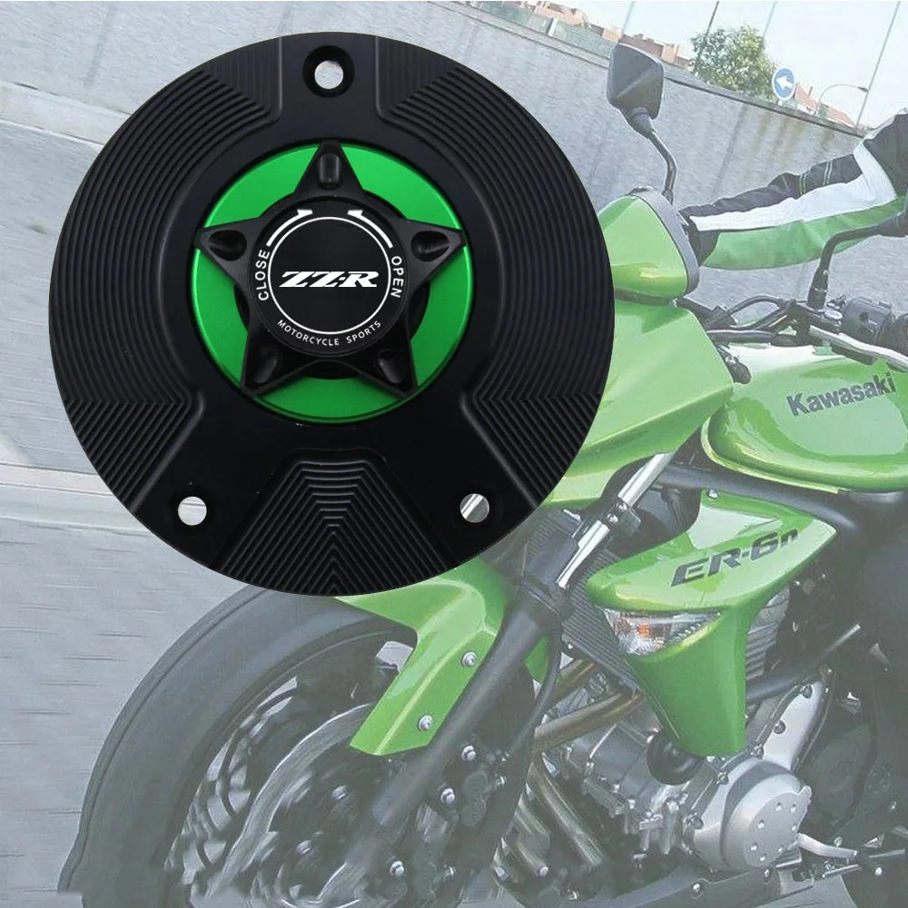 Bouchon de réservoir de carburant pour KAWASAKI ZZR 1400/1200/600 GTR CONCOURS 14, couvercle à dégagement rapide pour moto