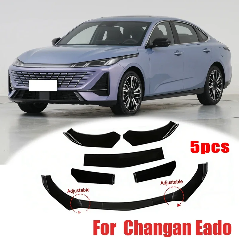 

5Pcs ABS Material Universal Car Front Bumper Separator Bumper Lip Body Kit Duck Lip Separator For Changan Eado Car Accessories