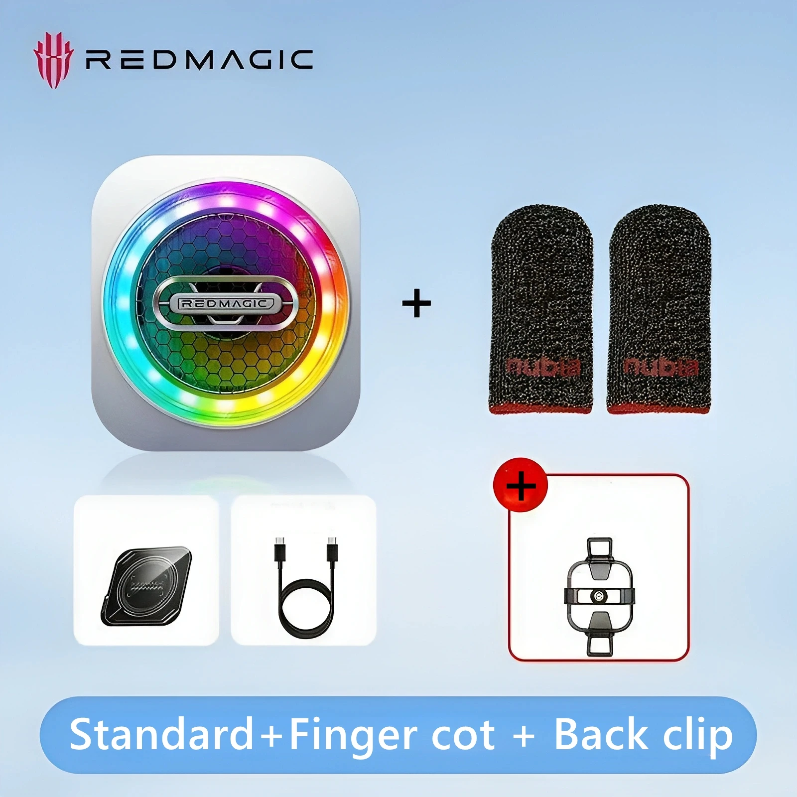 Finger cot back clip