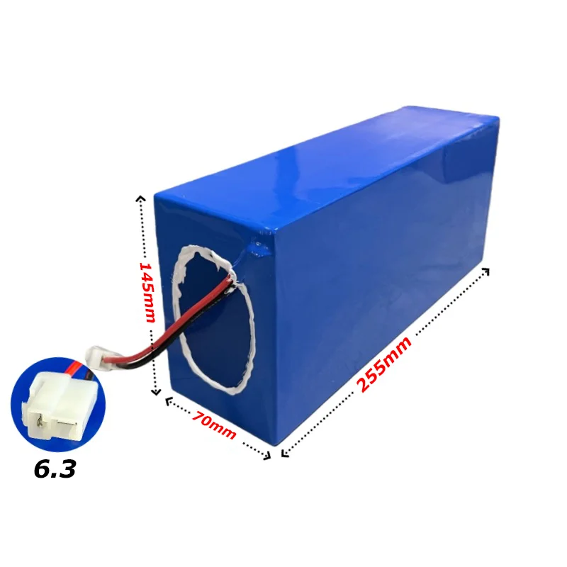 48V 21Ah 13S7P 18650 Lithium Battery Pack with 30A BMS for 1500W Motorized Electric Vehicle Battery Electric Bike E-Scooter