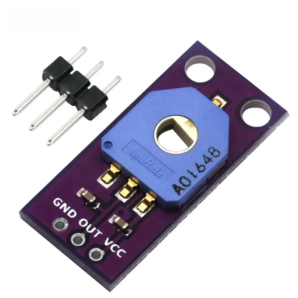 Módulo sensor de ângulo de rotação à prova de poeira SV01A103AEA01R00 SMD com potenciômetro aparador 10K - 5V compatível com Arduino (CJMCU-103)