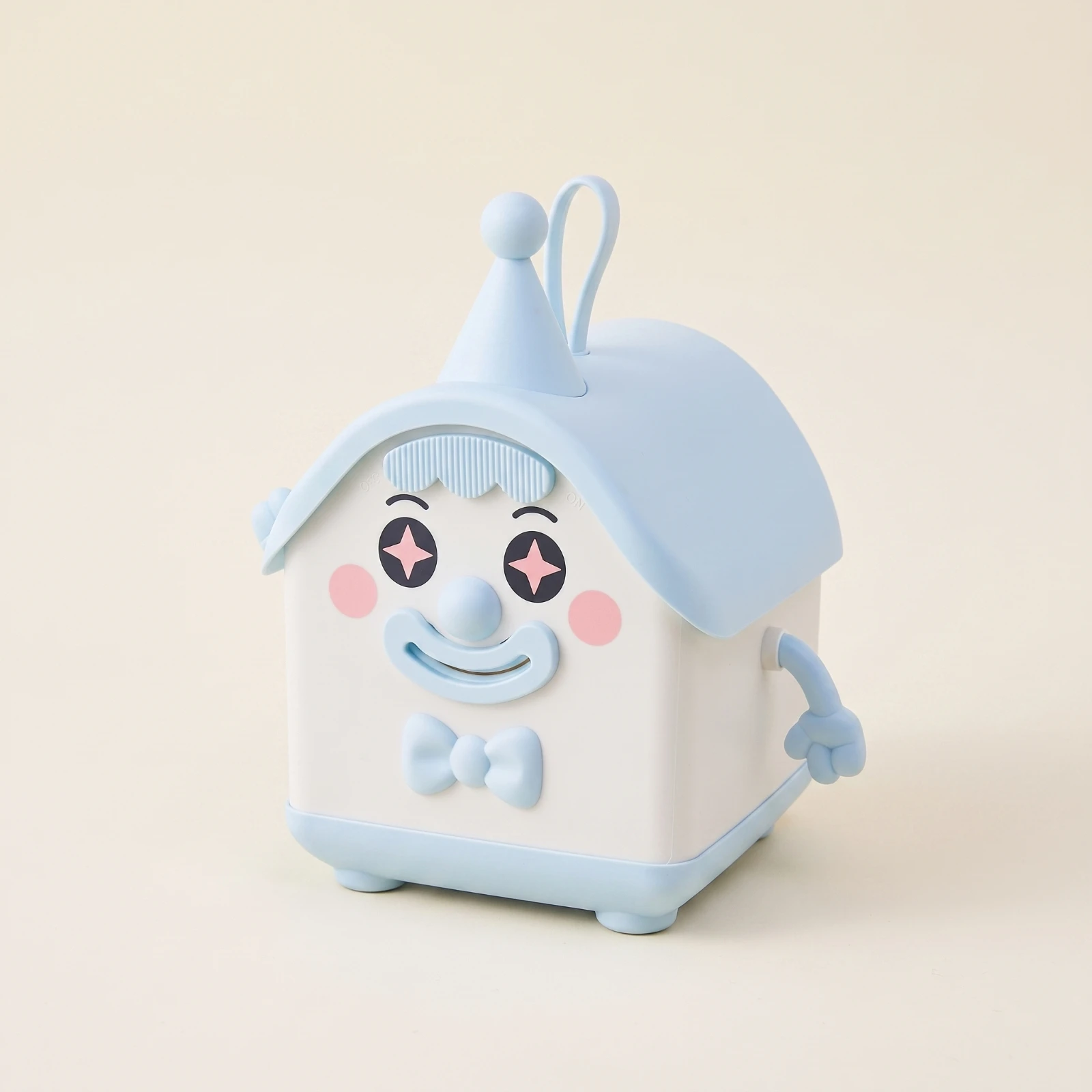Clown Piggy Bank Plastic Piggy Bank Currency Container Openable Savings Box Lightweight for Children, Bedroom, Nursery
