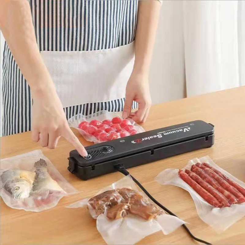 Automatic Food Vacuum Sealer Machine Commercial Household Sealing Packaging Machine Food Preservation Vacuum Sealer Kitchen Tool