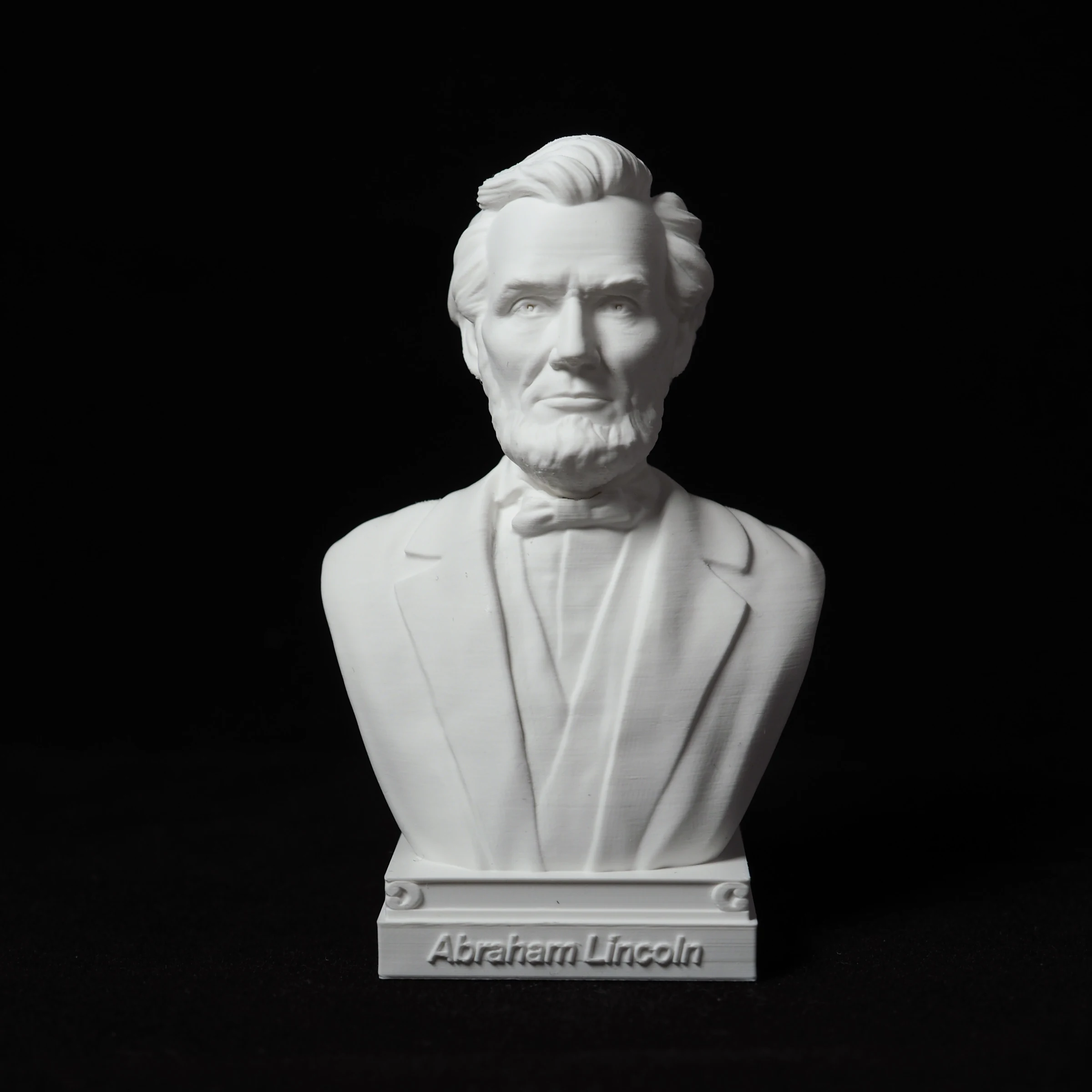 Abraham Lincoln ornaments statue hand model decoration bust crafts great man portrait desk desk, 3D printing PLA plastic
