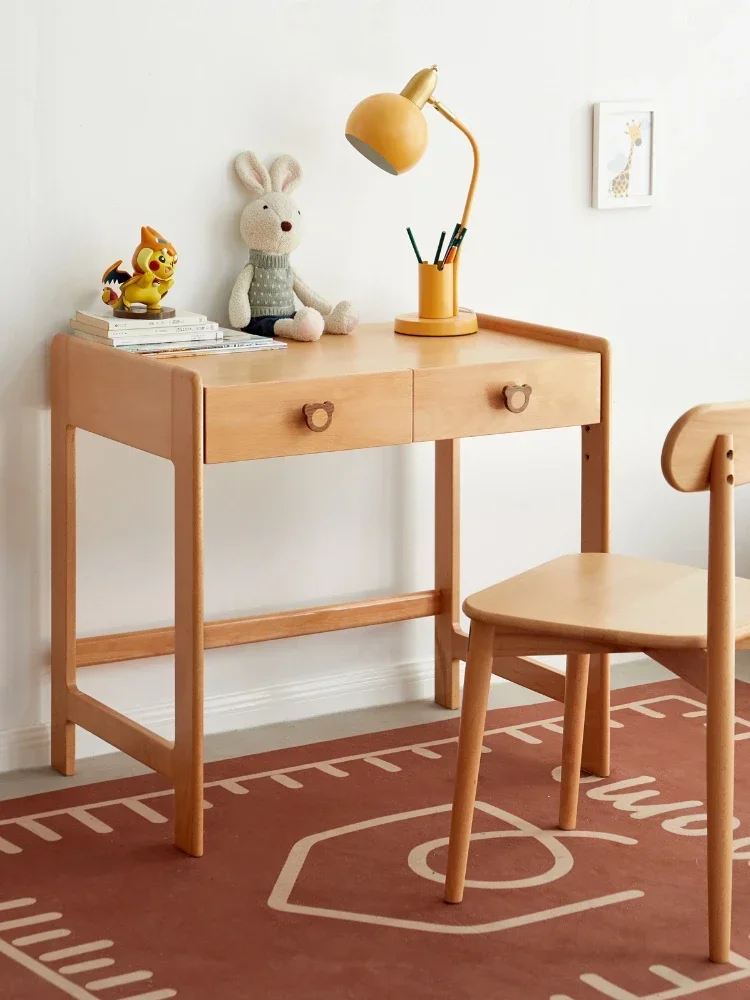 

Desk Rack One-Piece Student Household Beech Table Adjustable Writing Desk