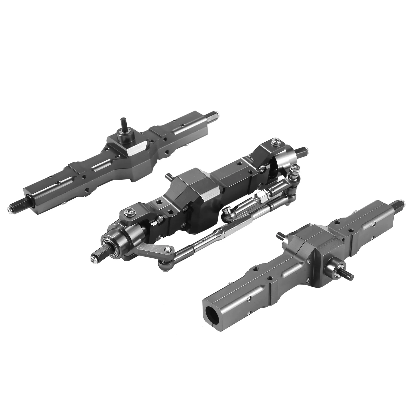 

A45F-Для WPL 1/16 B16 B36 6WD Замените обновление передней/задней/мостовой оси Набор деталей Грузовик Радиоуправляемые автомобильные детали Алюминиевый сплав Прочный