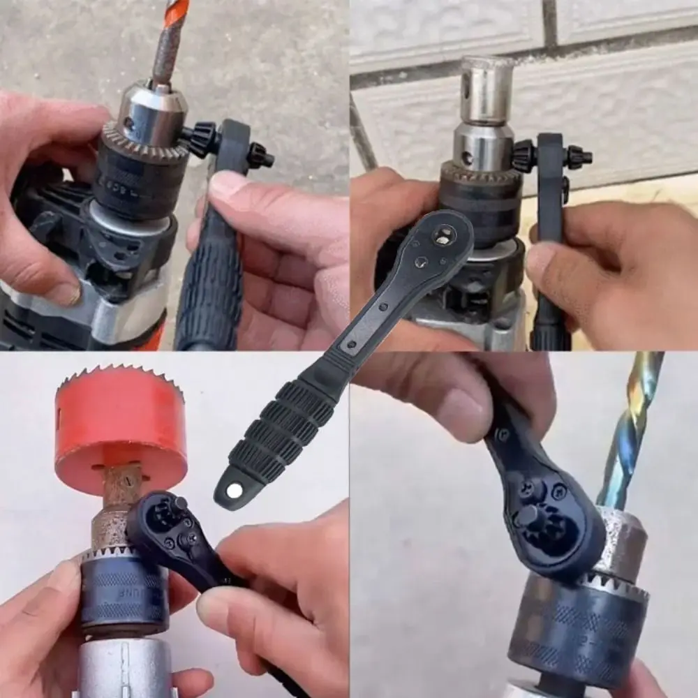 

Magnetic Interchangeable Drill Chuck Key Wrench Double Head Iron Material Drill Press Clamping Tool Replacement Tool