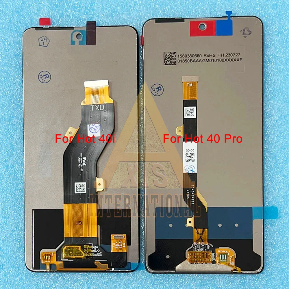 For Infinix Hot 40 Pro X6837 LCD Hot40 X6836 LCD Display Touch Panel Digitizer ForInfinix Hot 40i LCD X6528B LCD Frame Screen