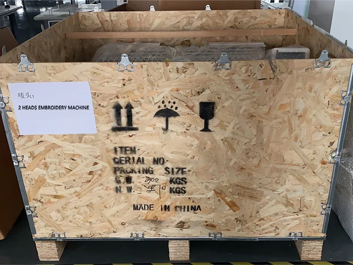 Bordado computadorizado multi-s de 6 cabeças e 12 cores