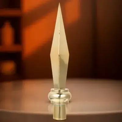 

Flagpole Topper Aluminum Alloy Flag Head Decorative For Hotel Conference Durable Flagpole Accessories Weatherproof Flag