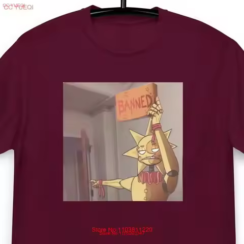 banned funny sunrise moondrop sundrop fn a f Daycare classic tee vintage Washed Casual Versatile Comfortable fashion