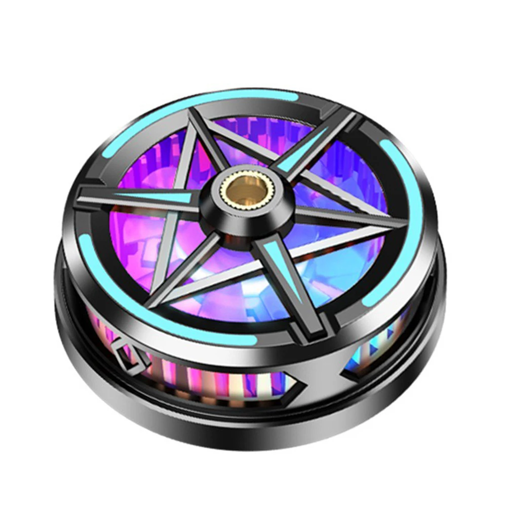 Magnetic Mobile Phone Radiator RGB Game Cooling Fan Radiator for Android IOS Gaming Accessories for PUBG/Live Streaming