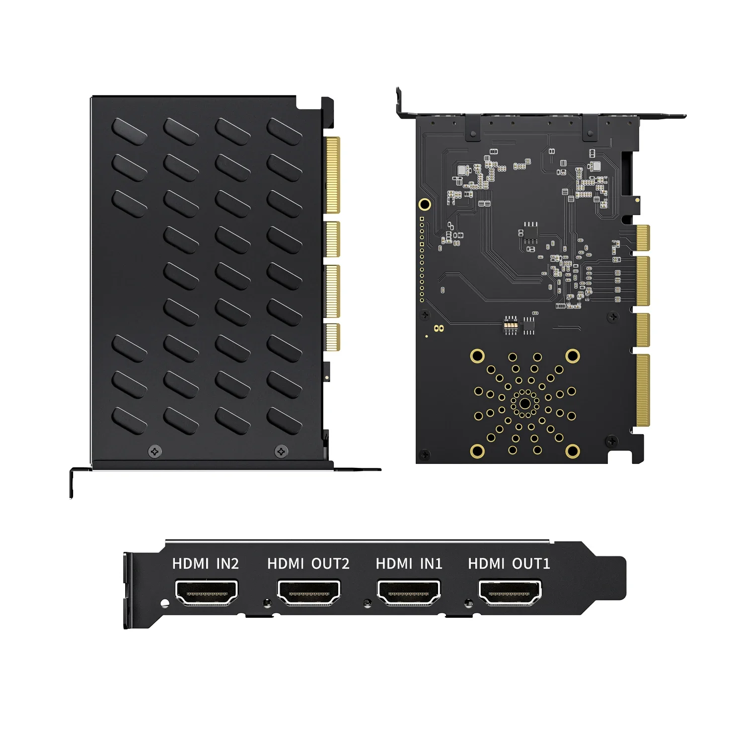 Unisheen 2 Channel 4k60 4k PCI-e Interface Video Capture Card Equipment