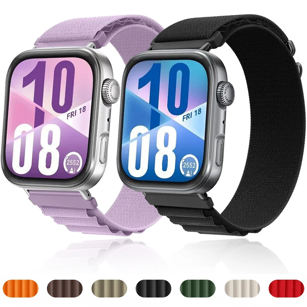 

Alpine Loop Nylon Band for Huawei Watch Fit 4/3 Breathable Bracelet Wristband Correa for Huawei Watch Fit 4 Pro Sports Watchband