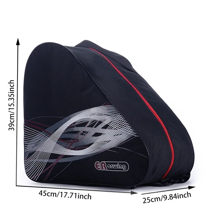Snow Ski Boots Bag Ice-Skating Helmet Carry Shoulder Bag Roller Skate Helmet Storage Bag for Men Women