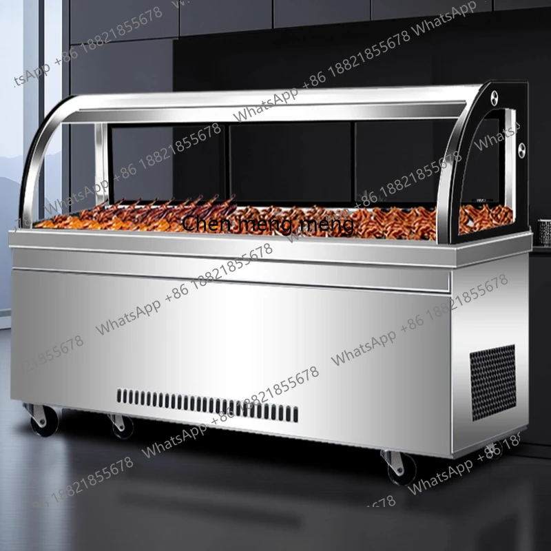 

Duck Neck Delicatessen Display Cabinet Commercial Supermarket Braised Meat Preservation Barbecue Freezer