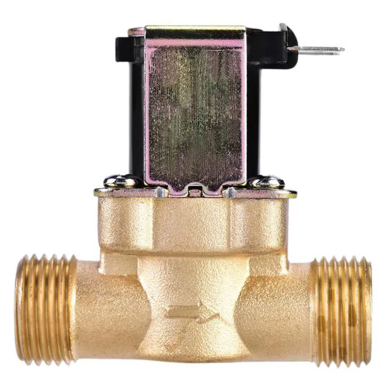 

Water Valve Switch G3/4 Inch Brass Solenoid Valve AC220V for Water Heater