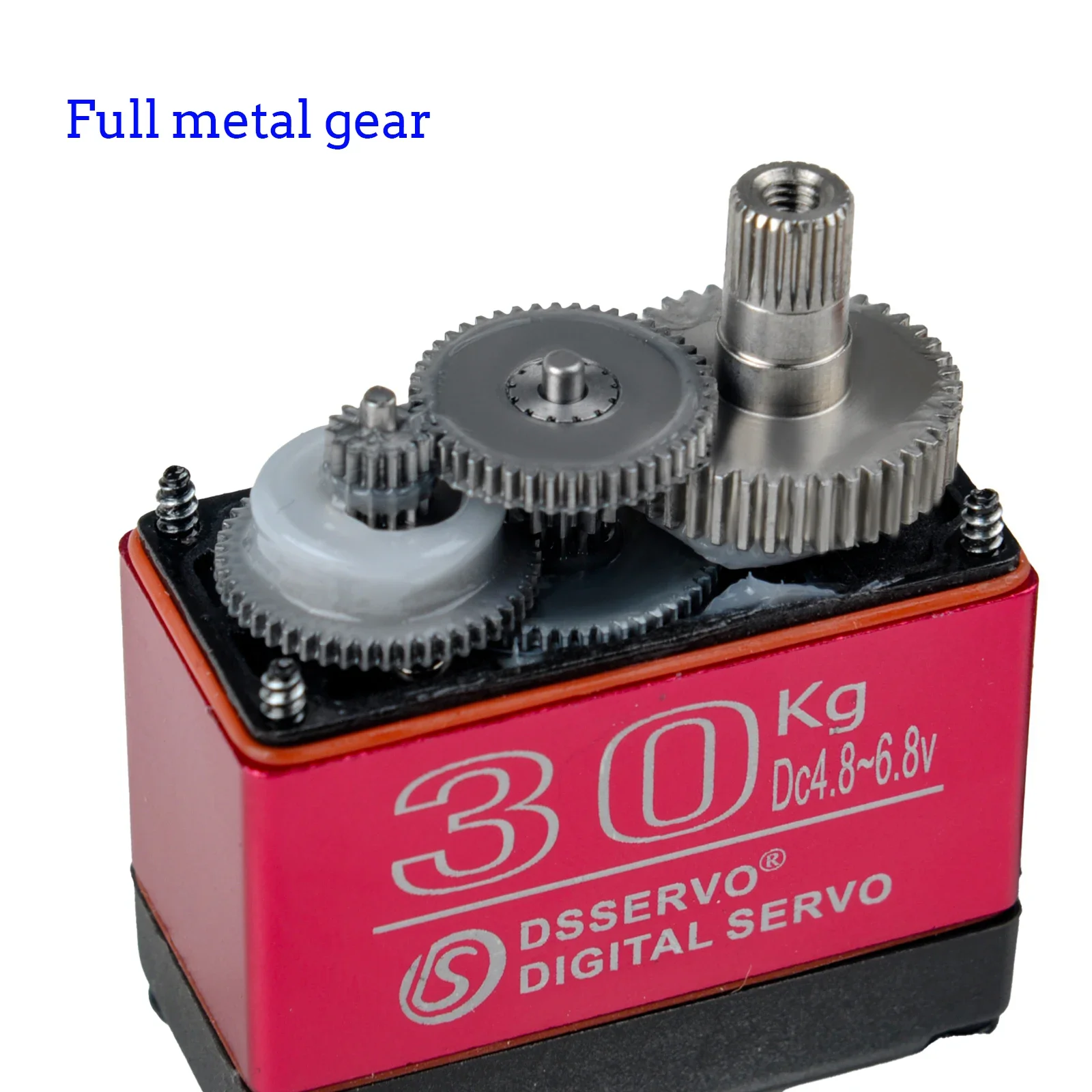 4 قطعة DS3230 برو محرك معزز رقمي 30 كجم 6 فولت عزم دوران كبير 180/270 درجة مقاوم للماء IP66 25T ذراع مؤازر ل RC سيارة الزاحف روبوت