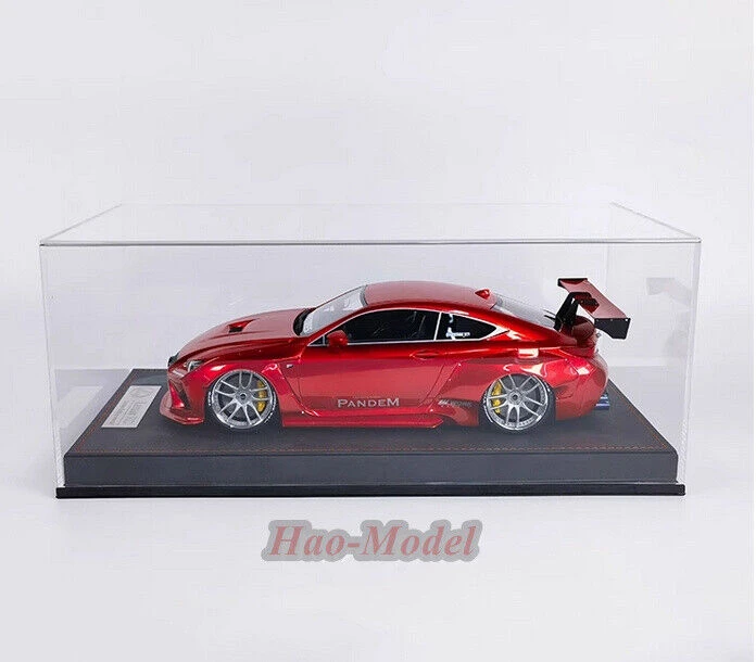 GST 1:18 For LEXUS RC Rocket Bunny Resin Diecast Car Model Simulation Toy Boys Birthday Gift Hobby Display Collection Red/Yellow