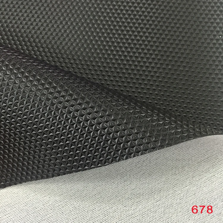 fluorescence color UV resistant PVC synthetic leather for motorcycle and motocross gripper seat cover