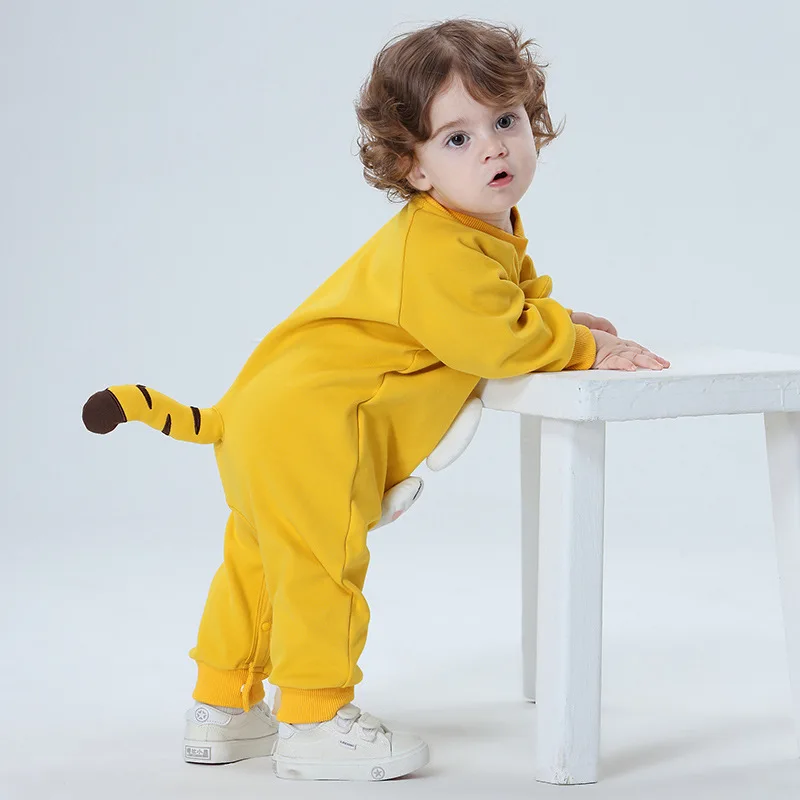 Lovely Tiger Baby Clothes Boys Girls Rompers Onesie Cotton Long Sleeve Newborn Baby Bodysuit 0-3 Years Children\'s Jumpsuits