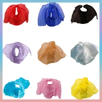Velo de seda con textura ligera para mujer, chal de Color liso, bufanda para disfraz, accesorios para danza del vientre, Color púrpura claro, 100%