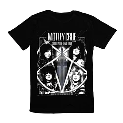 Motleys Crue-Rock N Roll Música T-Shirt, Punk Metal Band, Heavy Trash