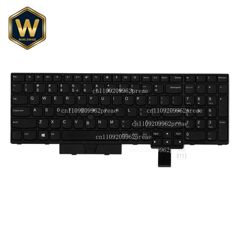 

Внутренняя клавиатура для ноутбука Lenovo ThinkPad T580 P52S - английская (США)/европейская, без подсветки, FRU:01HX168 01HX208