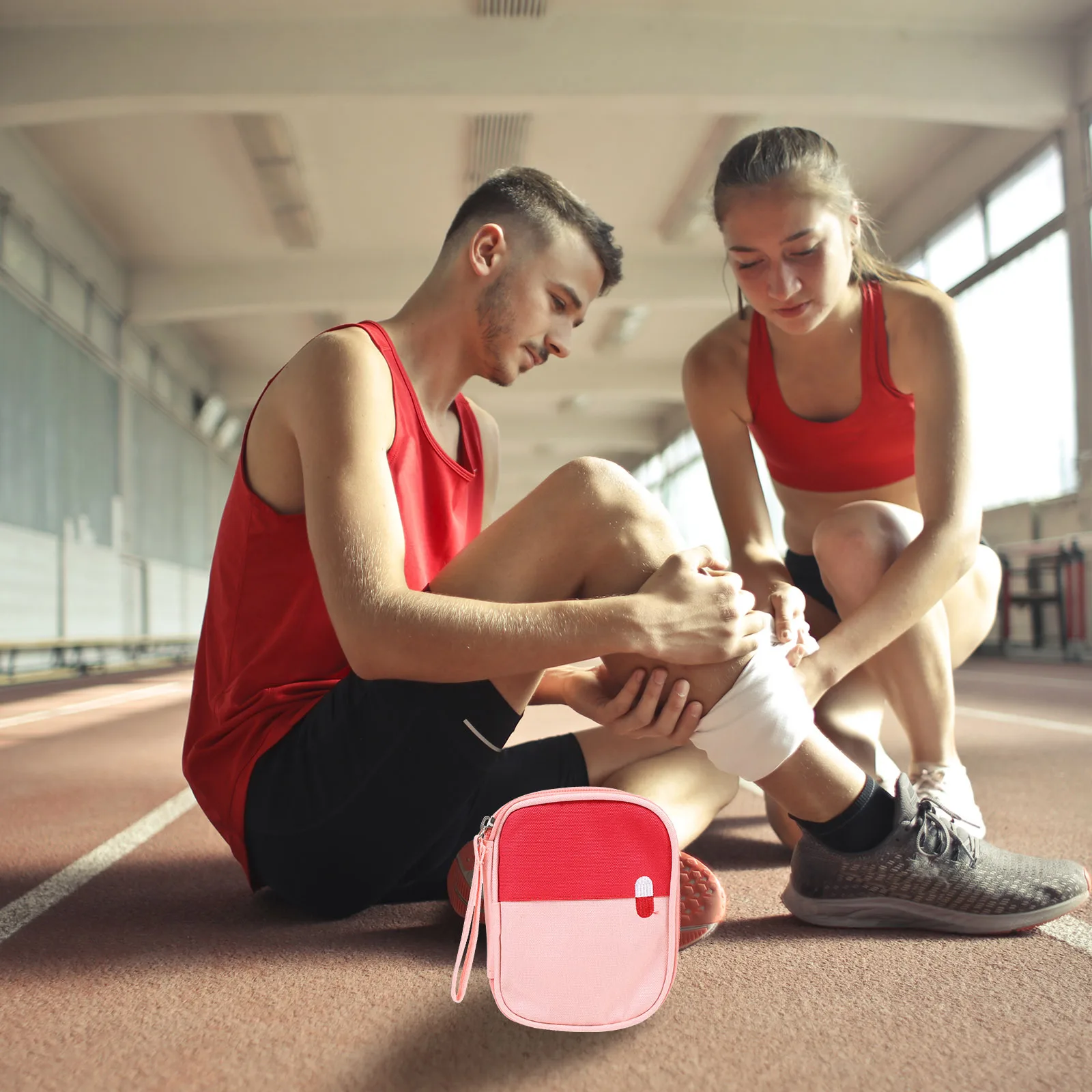 حقيبة صغيرة محمولة للإسعافات الأولية للسفر منظم أدوية المشي لمسافات طويلة والتخييم في حالات الطوارئ حقيبة طبية حقيبة تخزين الأدوية