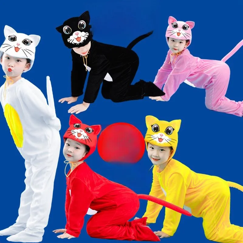 Disfraz de Ratón de Dibujos Animados para Halloween, Disfraz de Animal para Niños, Talla Grande, Ropa para Actuaciones en Escenario