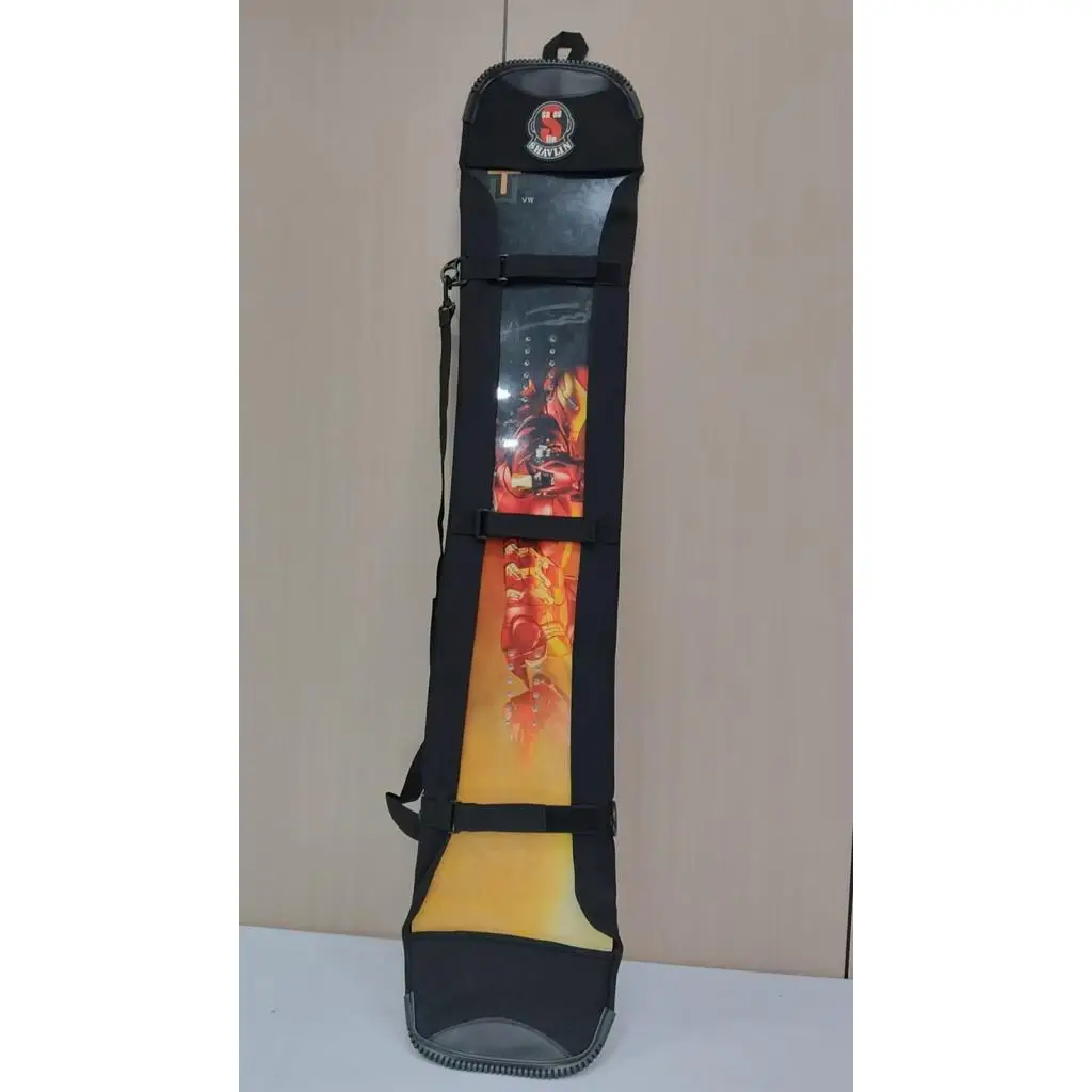 

Portable Ski Board Sleeve Bag Durable SBR Diving Material Protective Cover with Shoulder Strap for Snowboarding Trips