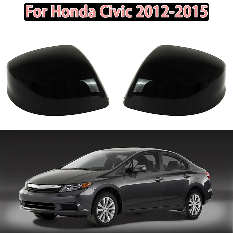 Capa da Carcaça do Espelho Retrovisor para Honda Civic 9ª Geração 2012-2015, Versão Não Iluminada