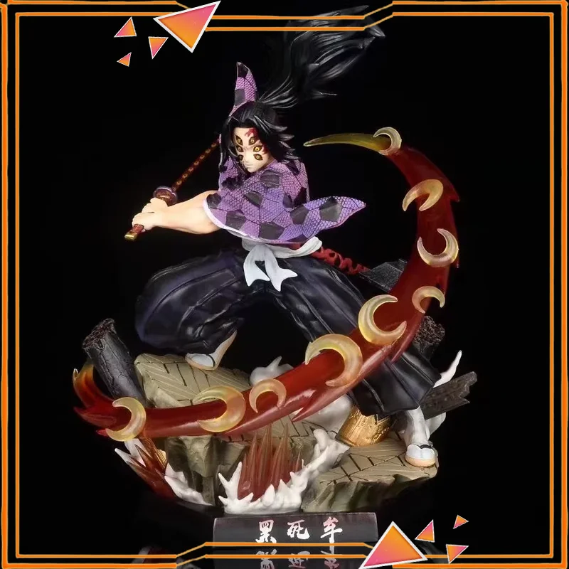 

Demon Slayer Kokushibo 26 см экшн-фигурка аниме модель статуя атака осанка Коллекционное украшение для рабочего стола Рождественская игрушка ручной работы