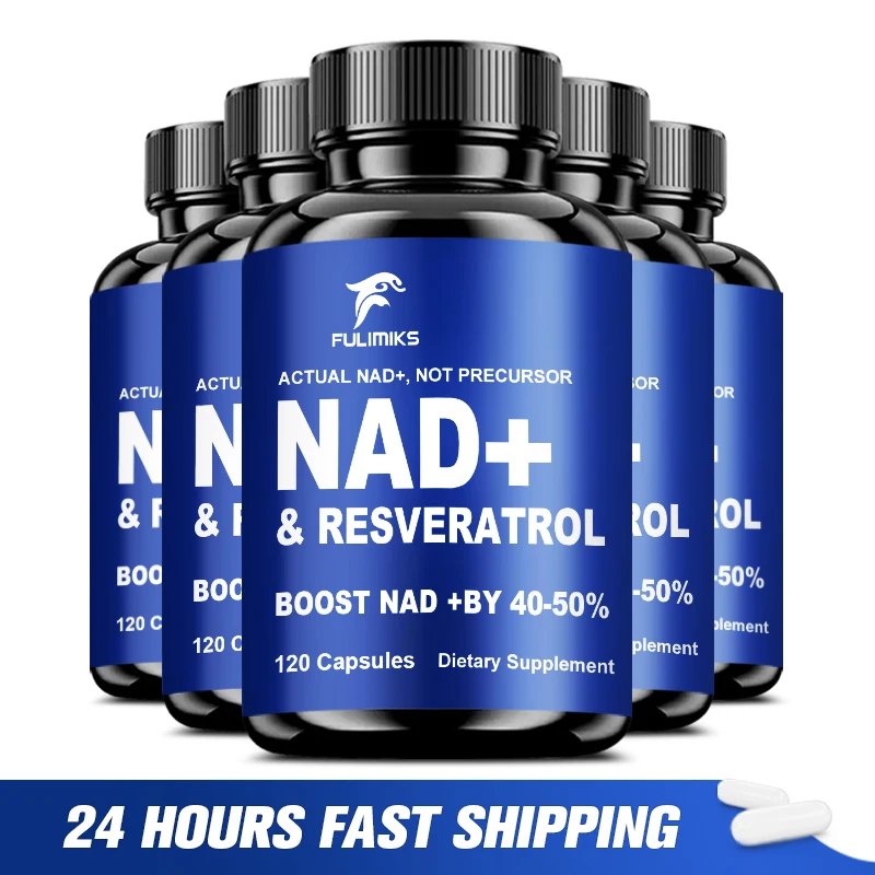 

NAD Supplements, Supplements with Resveratrol + Vitamin B3, Nad Plus Boost Supplements - Supports Cellular Health