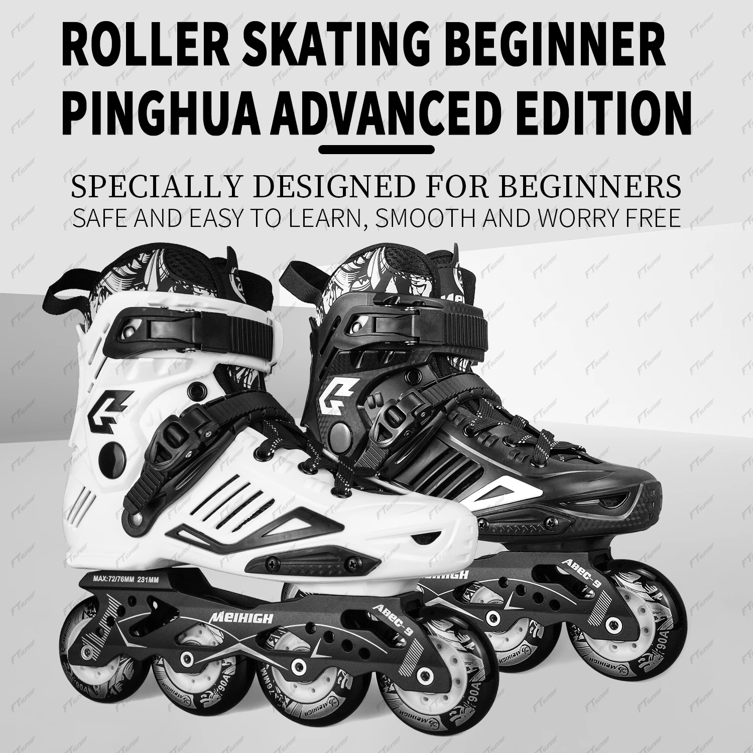 

Competitive Adult Roller Skates College-In-Line Fancy Roller Skates Mesh Inner Single-Row Competitive Wheel ﻿