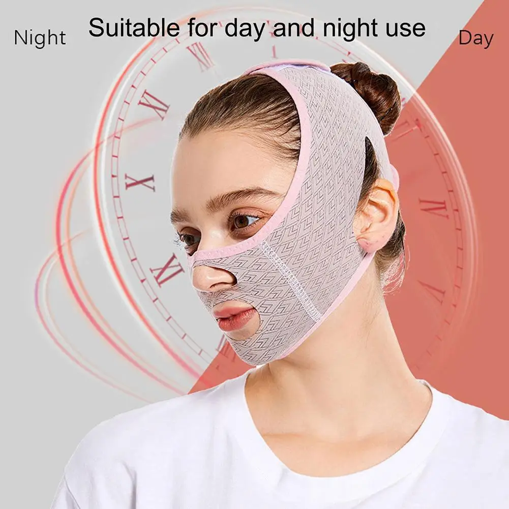 Reducer Beauty Chin Up Mask Face Sculpting Sleep Mask Belt Face V Line Slimming Shaping Masks Lifting Strap Facial Face B7P5