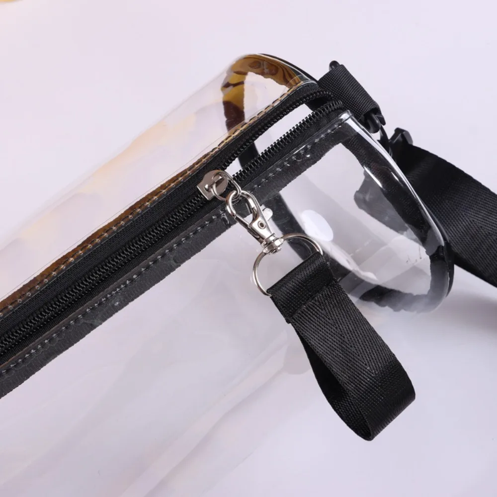 

Fashion PVC Jelly Shoulder Messenger Bag Cylindrical Purse Clear Bag Stadium Approved Waterproof Sport Bag Outdoors